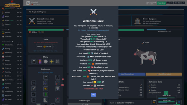 梅尔沃放置 v1.3（Melvor Idle）免安装中文版 截图