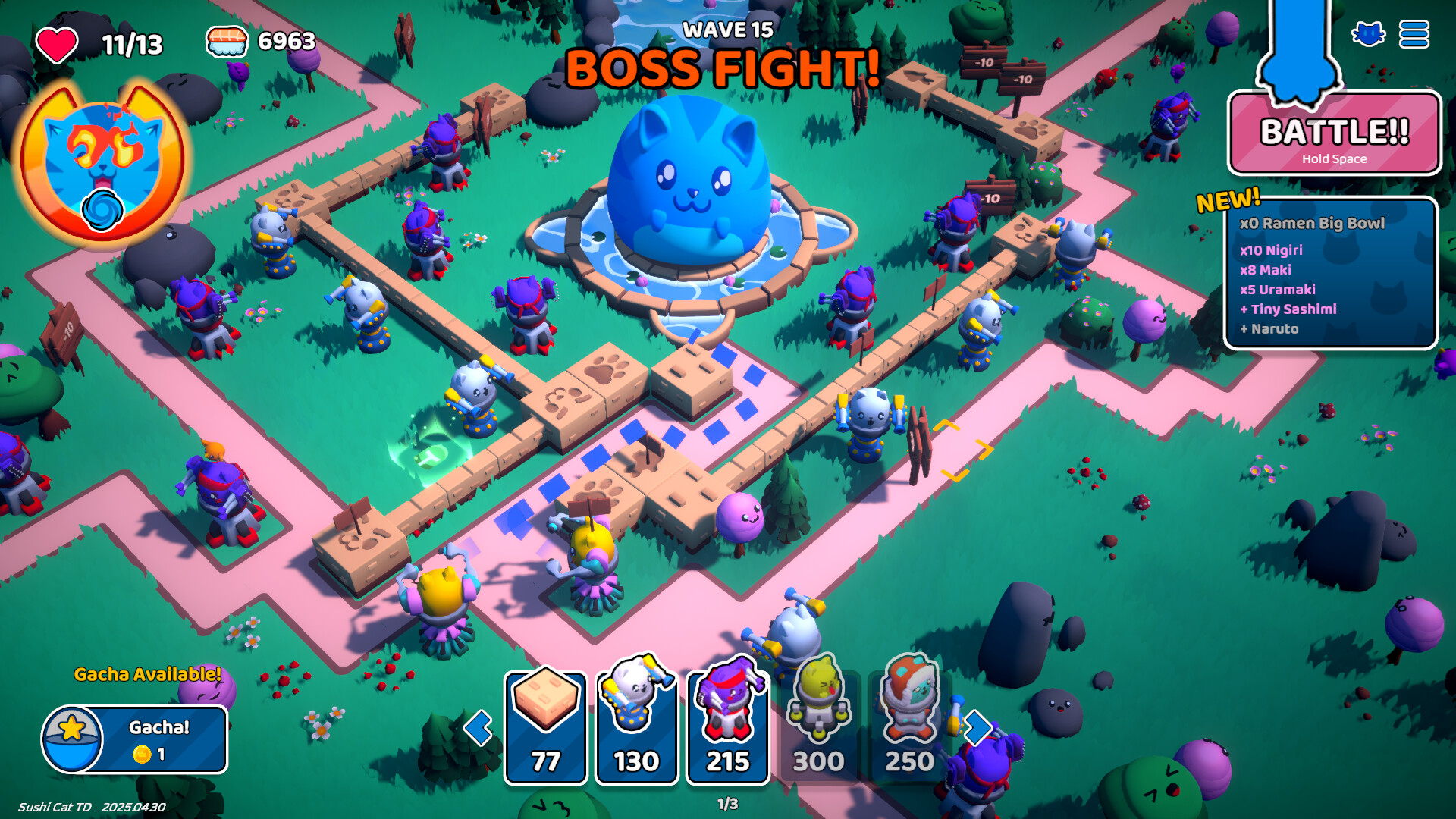 寿司猫：塔防 Build.22160201（Sushi Cat - Tower Defense）免安装中文版 截图