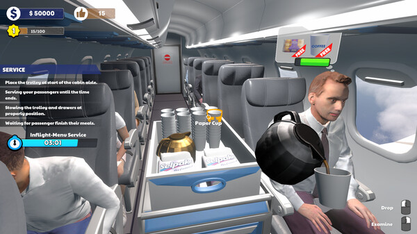 空乘人生模拟器 v20250625（Cabin Crew Life Simulator）免安装中文版 截图