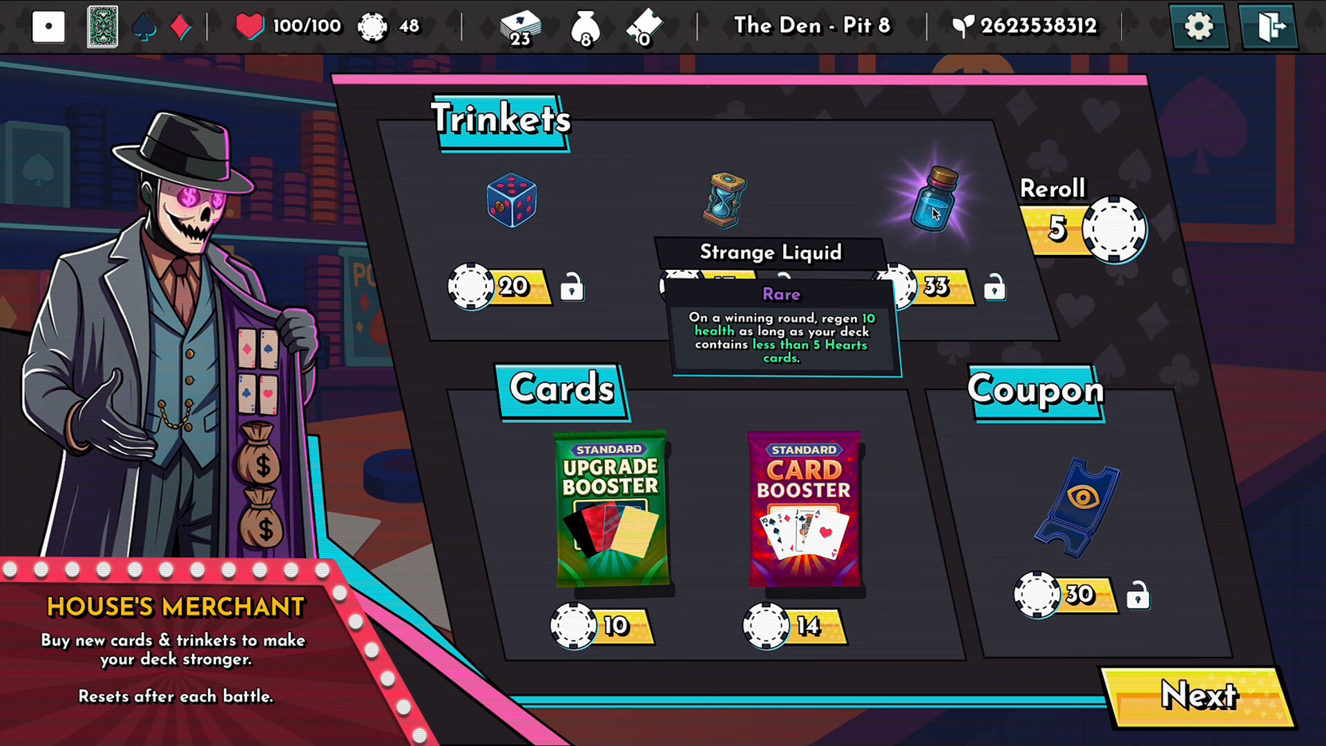 无限二十一点 Build.21631113（RogueJack21）免安装中文版 截图