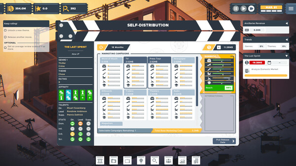 行政人员 - 电影业大亨 v1.1.2（The Executive - Movie Industry Tycoon）免安装中文版 截图